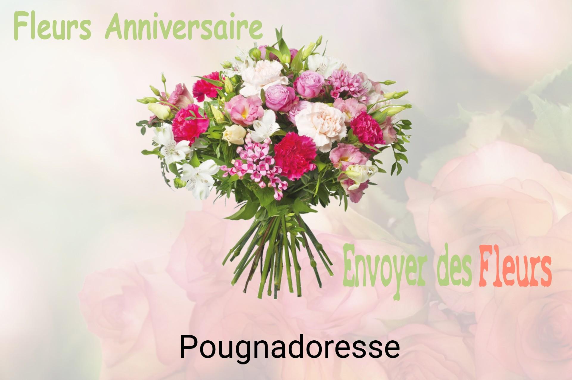 Bouquet de fleurs d’anniversaire livré à Pougnadoresse